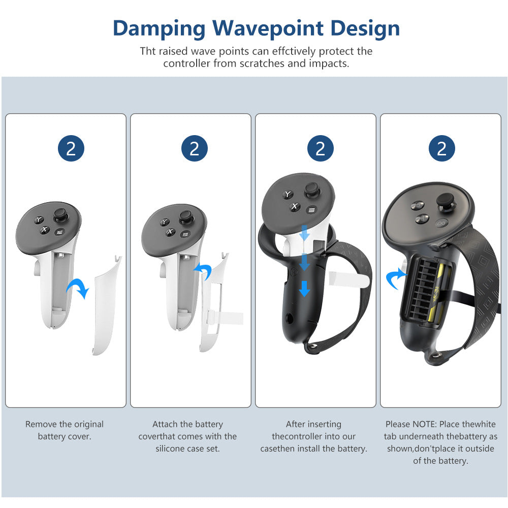 Ergonomic VR Controller Holders with Improved Grips Stornfield