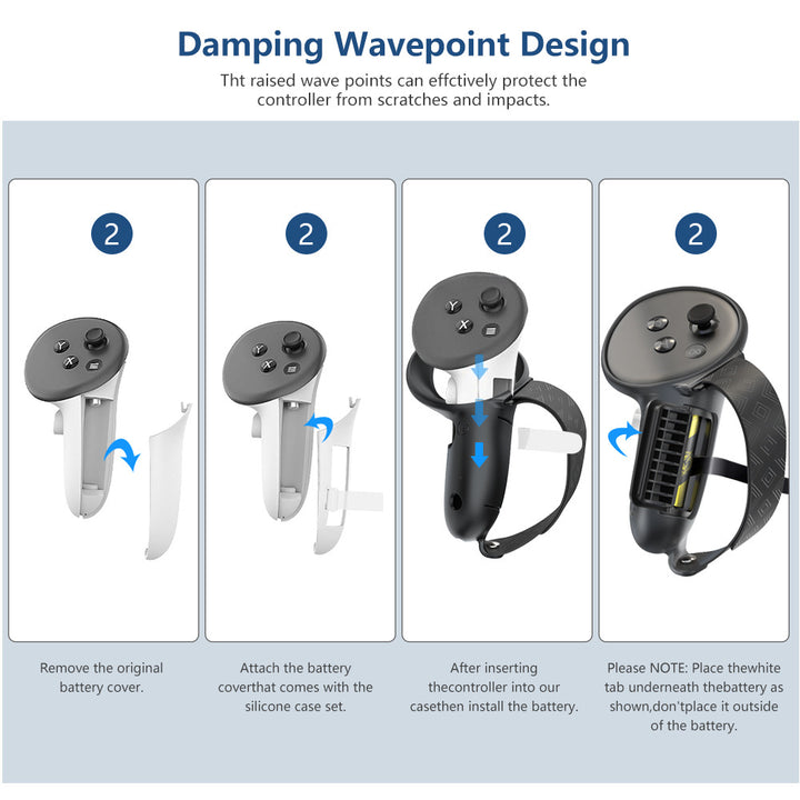 Ergonomic VR Controller Holders with Improved Grips Stornfield