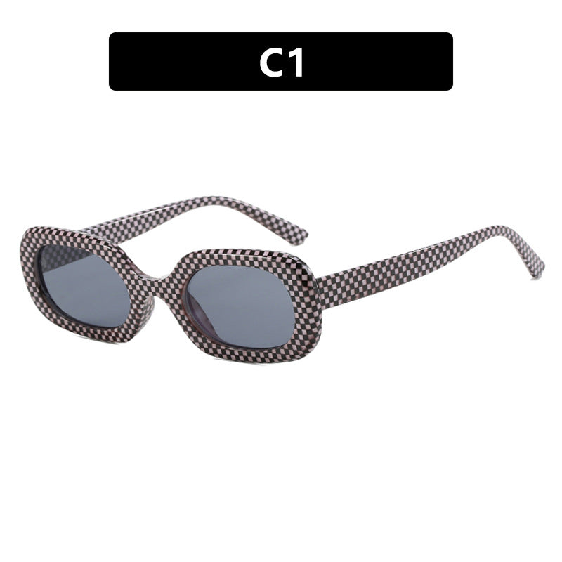 Women's oversized sunglasses with unusual pattern Stornfield