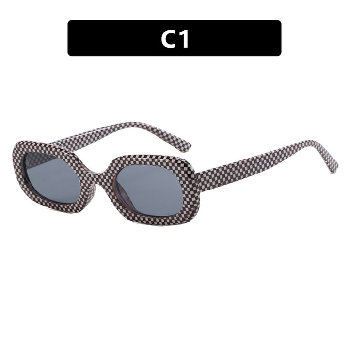 Women's oversized sunglasses with unusual pattern Stornfield