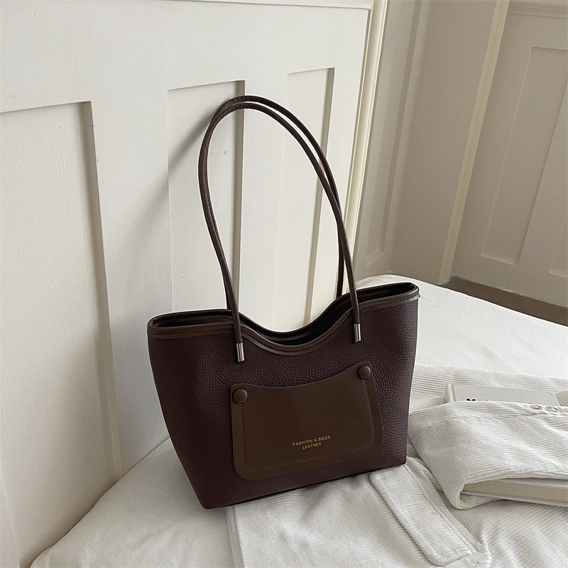 Minimalist Leather Tote Bag