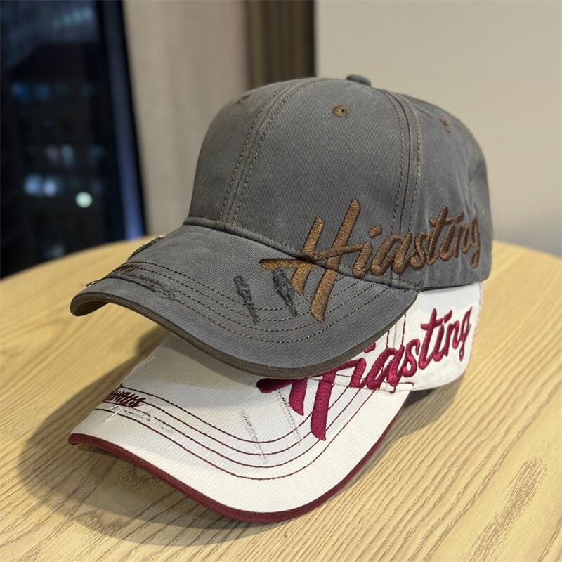 Men's Distressed Cotton Baseball Cap Stornfield 1784270668