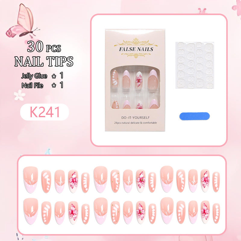 DIY Art Nail Set with Floral Accents Stornfield