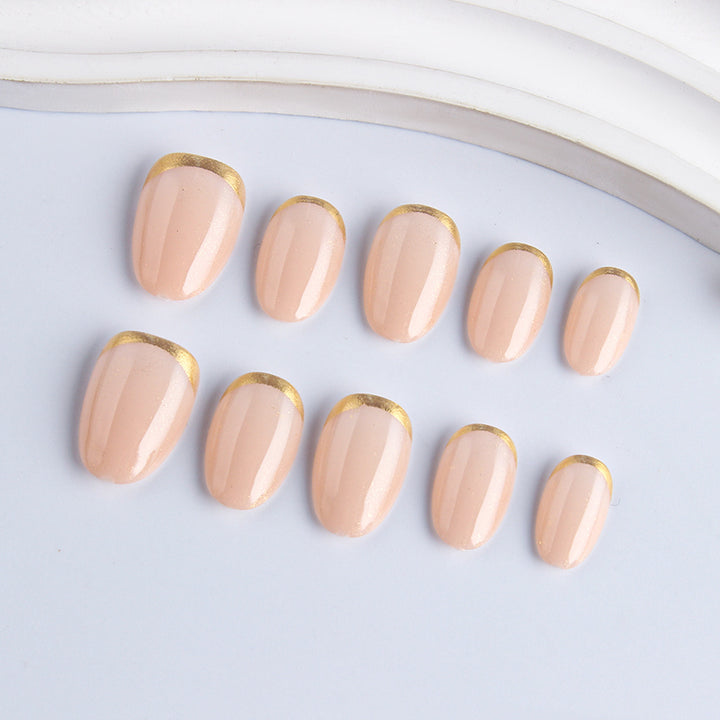 Elegant Glossy Nail Wraps Stornfield