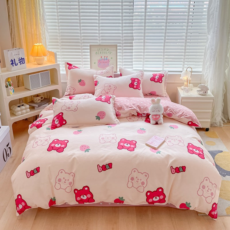 Floral Printed Duvet Cover Set