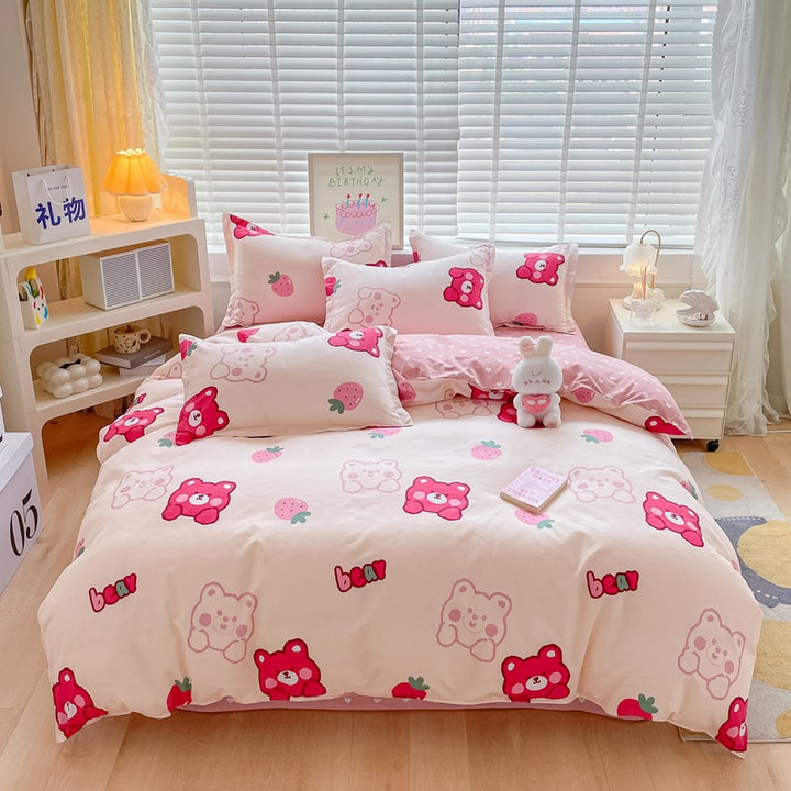 Floral Printed Duvet Cover Set