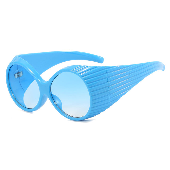 Women's extravagant sunglasses with curved frame Stornfield