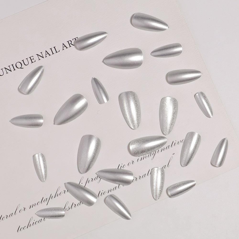 Glittery Stiletto Press-On Nails Stornfield