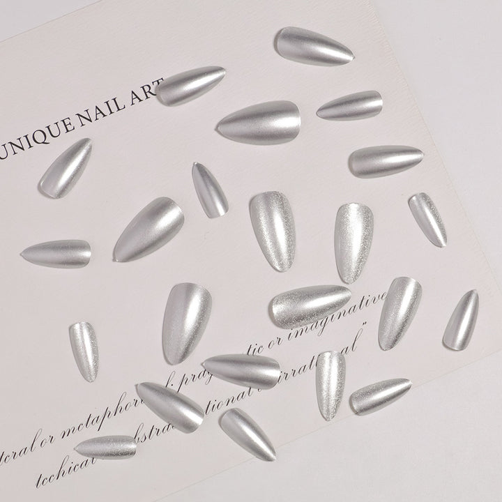 Glittery Stiletto Press-On Nails Stornfield