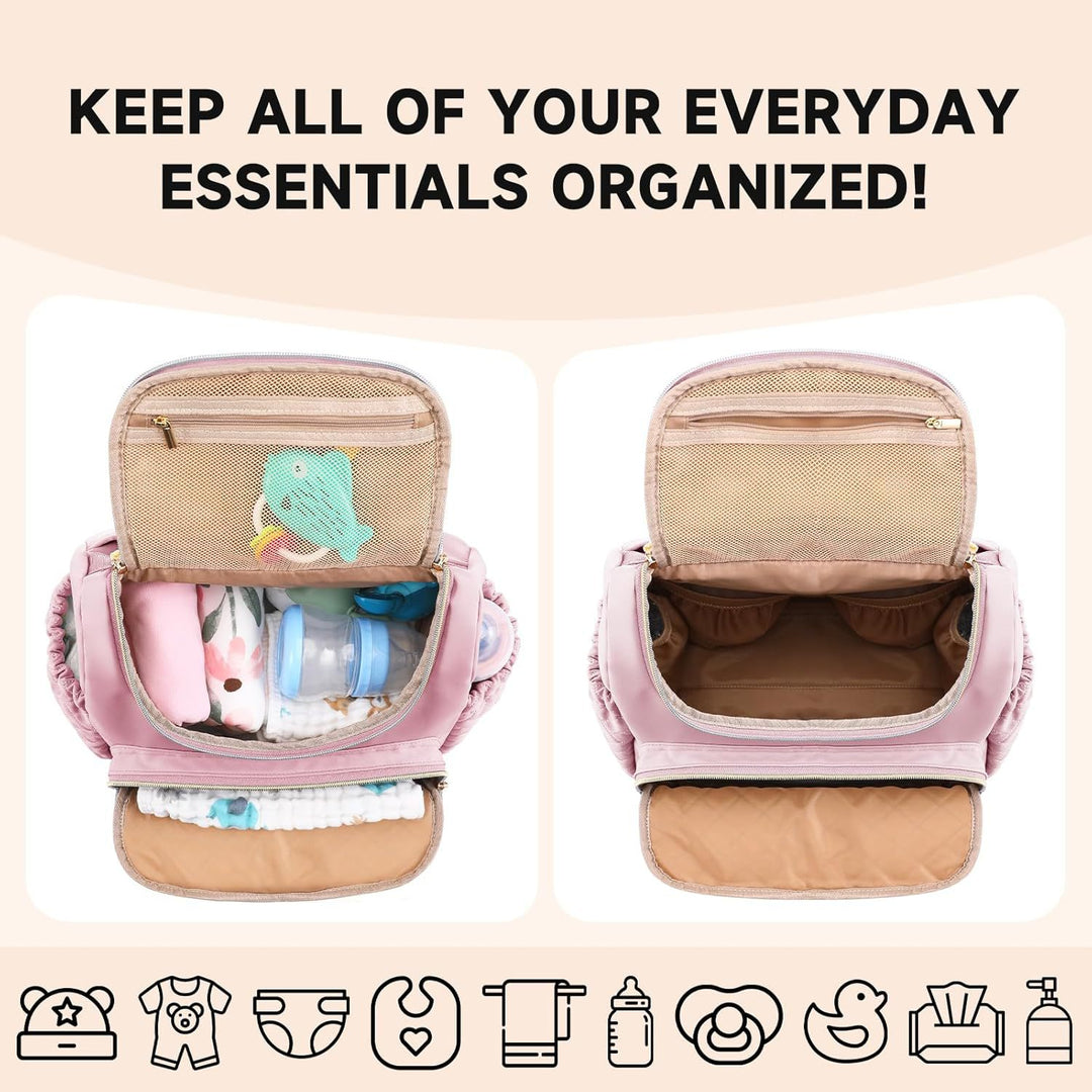 Practical backpack with integrated organizer Stornfield