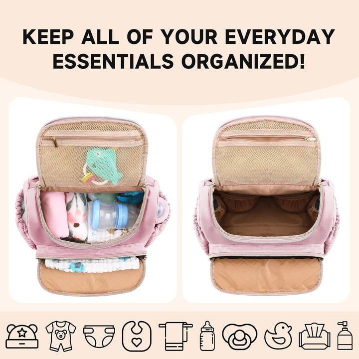 Practical backpack with integrated organizer Stornfield