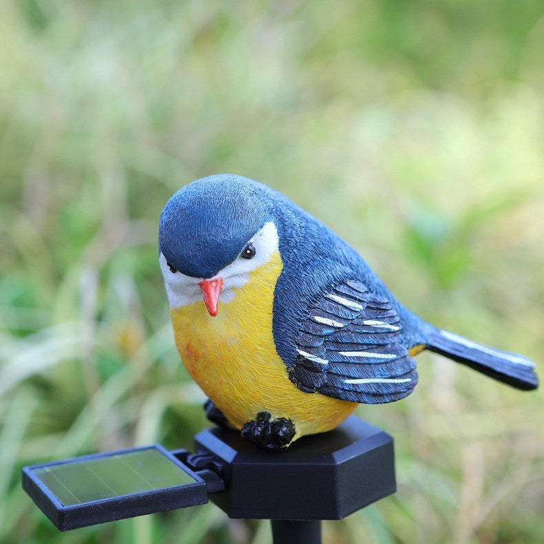 Realistic Solar Bird Garden Stake With Motion Sensor And Weatherproof Design Stornfield