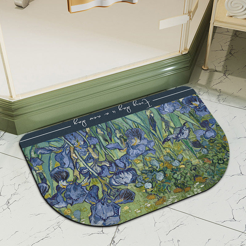 Artistic Shower Floor Mat