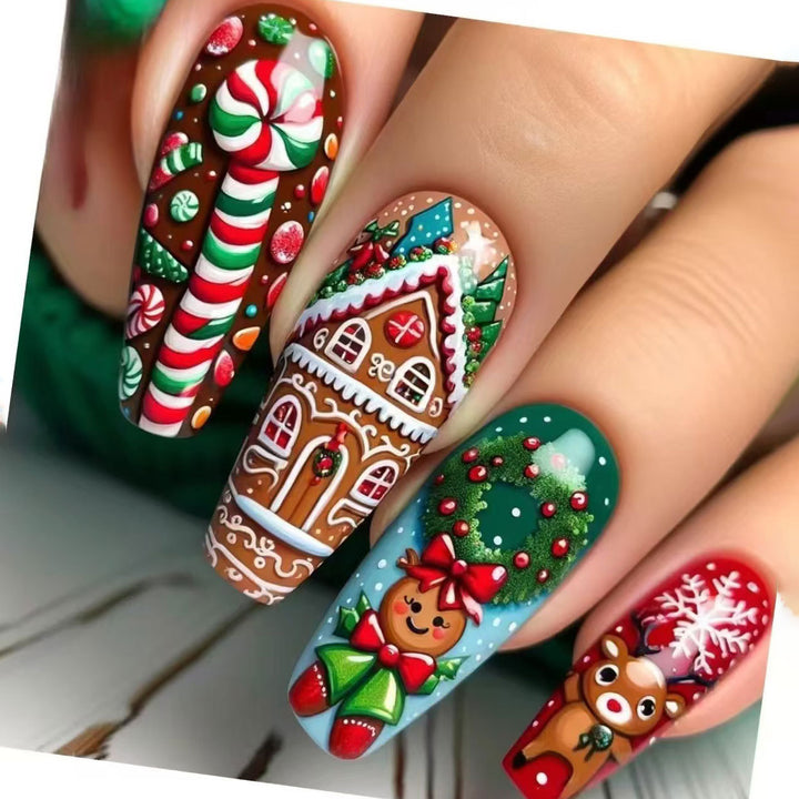 Festive Christmas Nail Art Design Kit