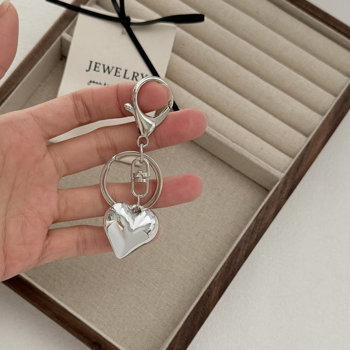 Heart-Shaped Metal Keychain Stornfield