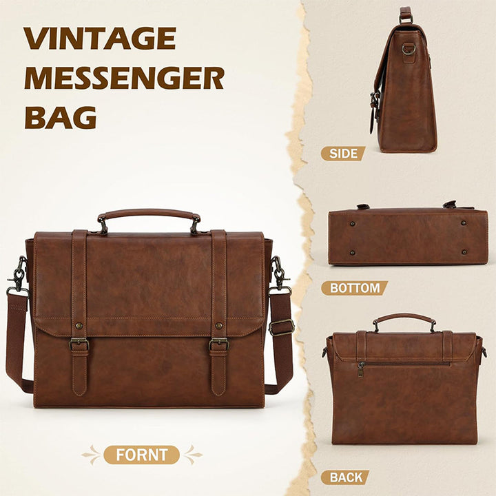 Briefcase Made of High-Quality Leather Stornfield