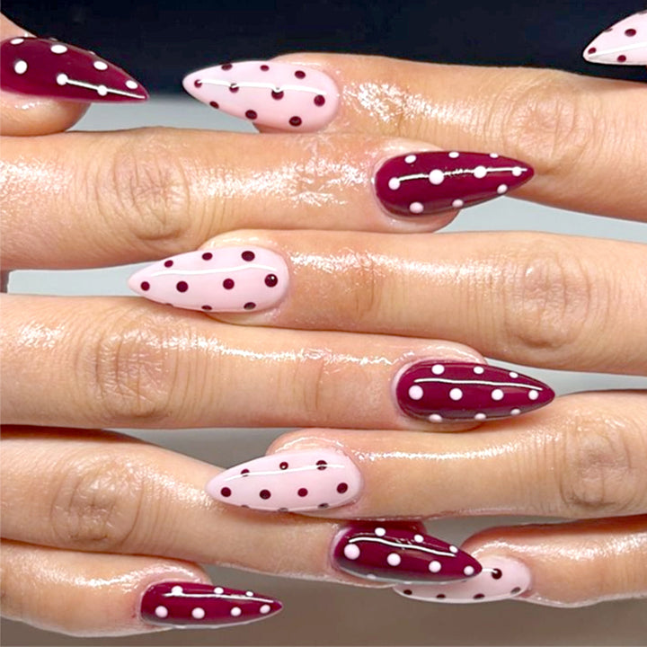 Polka Dot Nail Art Design Stornfield