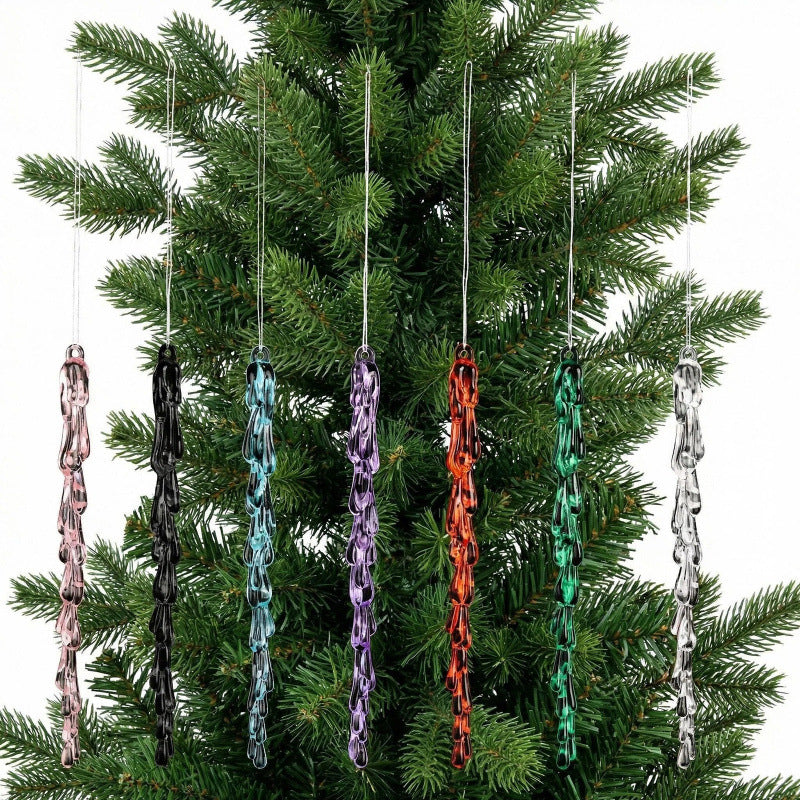 Decorative Christmas lights string with icicle design Stornfield