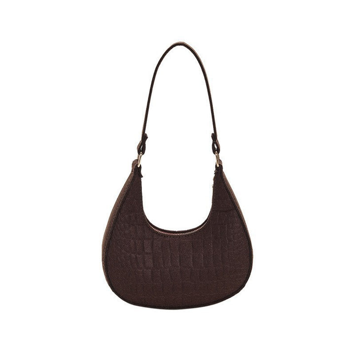 WoCrocodile Texture Handheld Hobo Bag Stornfield
