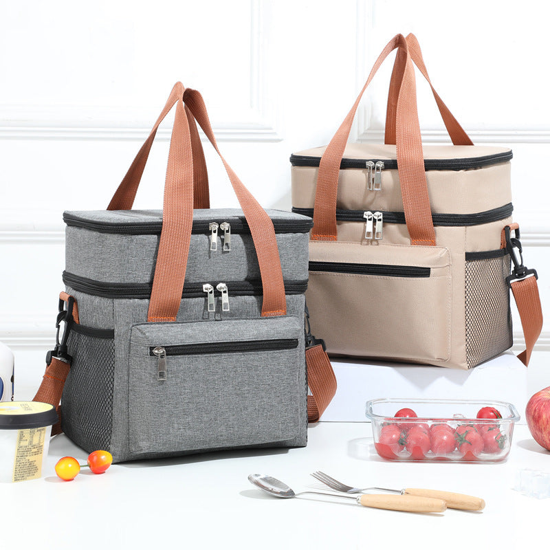 Multi-Compartment Insulated Food Storage Tote Stornfield