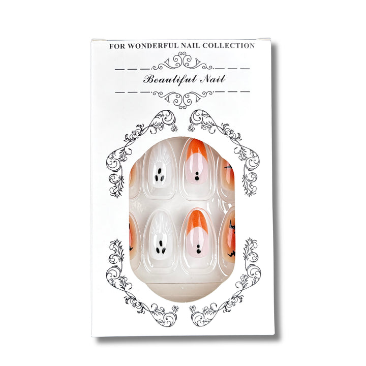 Halloween Themed Press-On Nail Art Set