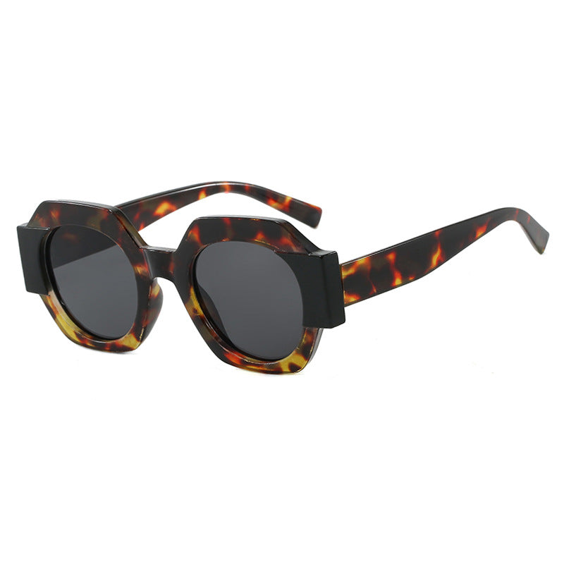 Ladies trendy sunglasses in hexagonal design Stornfield