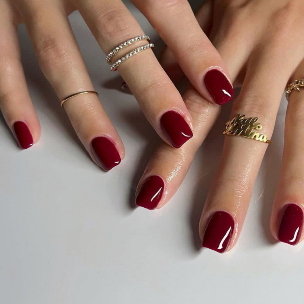 Artful Nail Extensions with Elegant Glossy Finish Stornfield