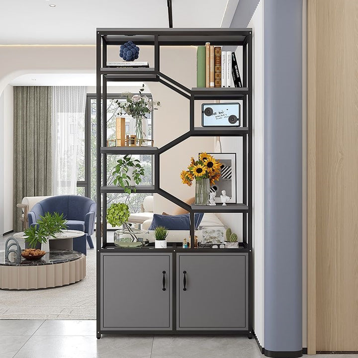 Shelf system with creative storage spaces Stornfield