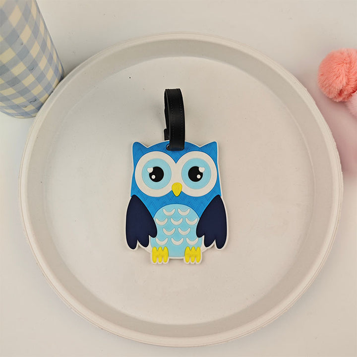 Unisex Playful Owl Luggage Tag Stornfield