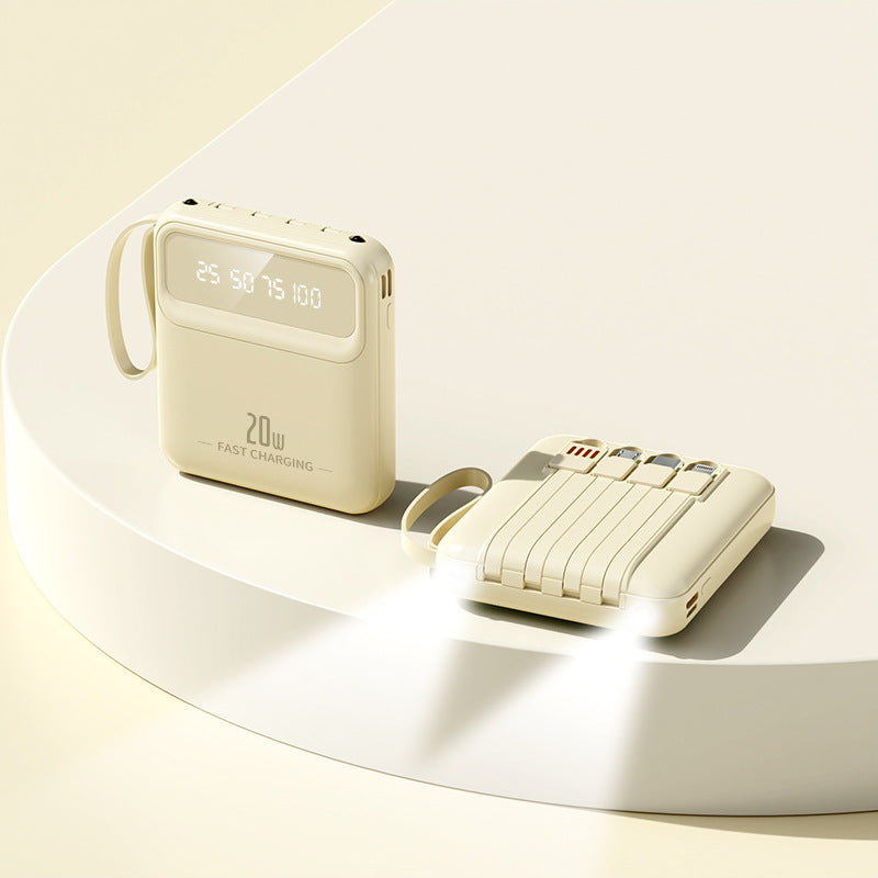 Portable power bank with multifunctional fast charging capability and digital display Stornfield