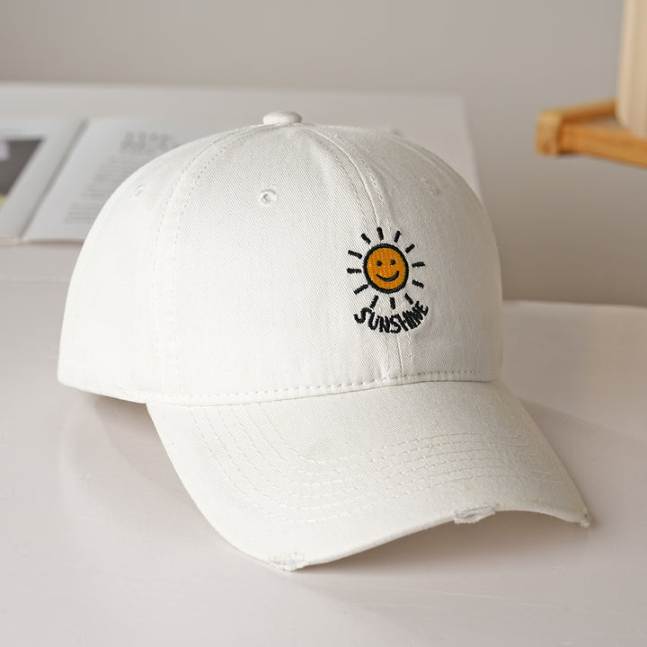 Women's sporty cotton cap with sun embroidery Stornfield