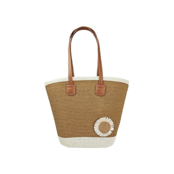 Beach bag with floral accents Stornfield