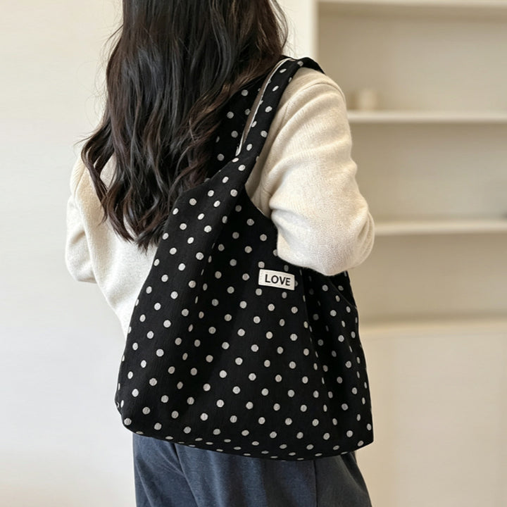 Casual Polka Dot Tote Bag Stornfield