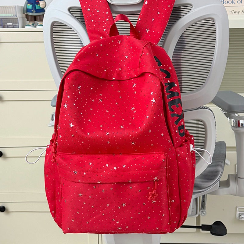 Star-Patterned Lightweight Backpack Stornfield