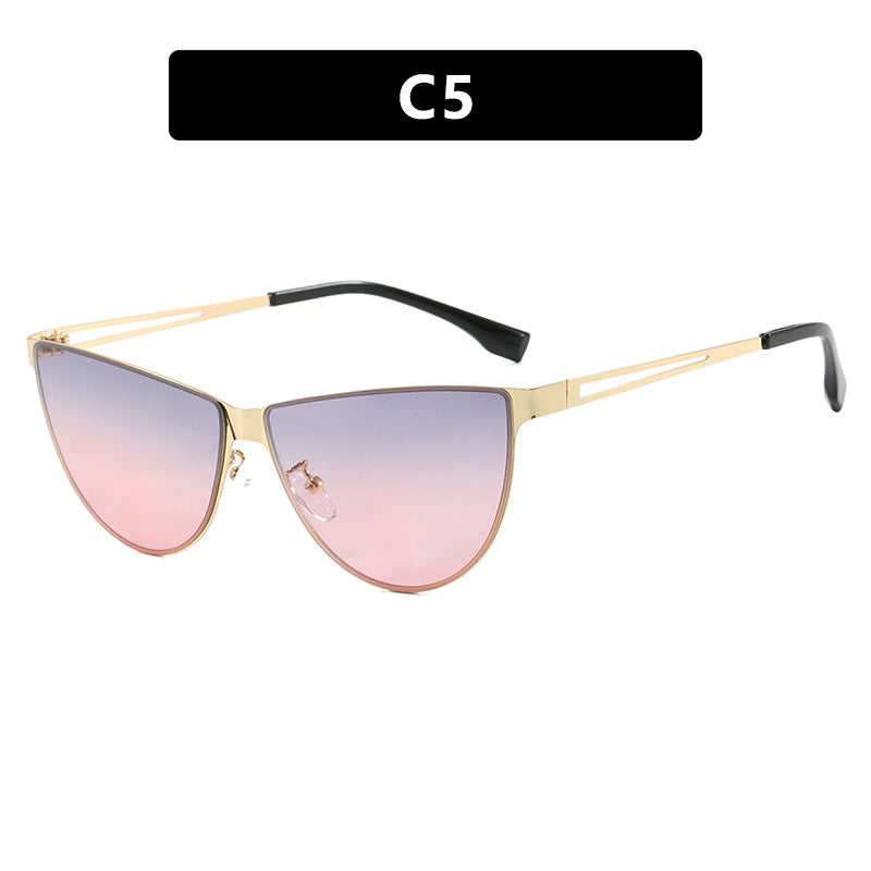 Women's Cat-Eye Sunglasses with Stylish Metal Frame and Protective UV Filter Stornfield