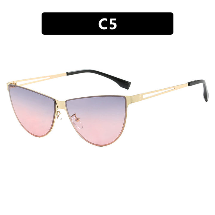 Women's Cat-Eye Sunglasses with Stylish Metal Frame and Protective UV Filter Stornfield