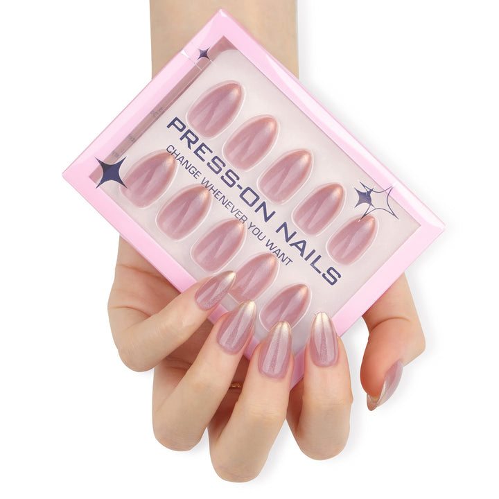 Artful decorative nails with shimmering design Stornfield