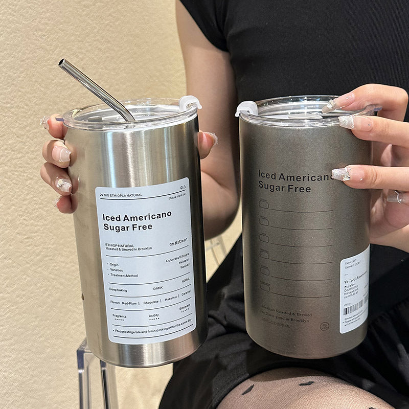 Women’s insulated mug with integrated straw and practical lid Stornfield
