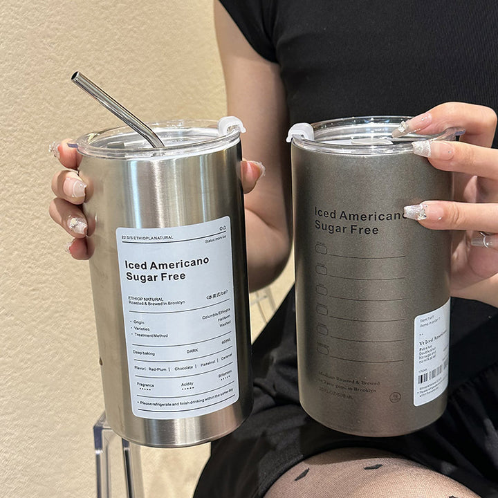 Women’s insulated mug with integrated straw and practical lid Stornfield