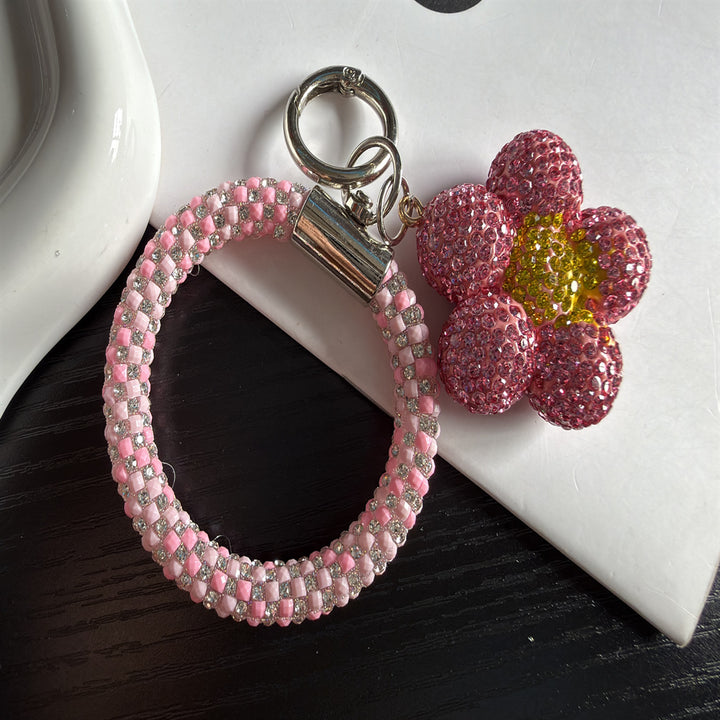 Cherry Themed Rhinestone Keychain Stornfield