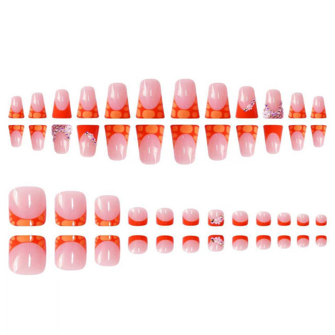 Luxe Decorative Press-On Nail Extensions Stornfield
