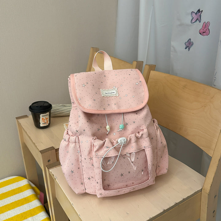 Fun Star-Embellished Mini Backpack Stornfield