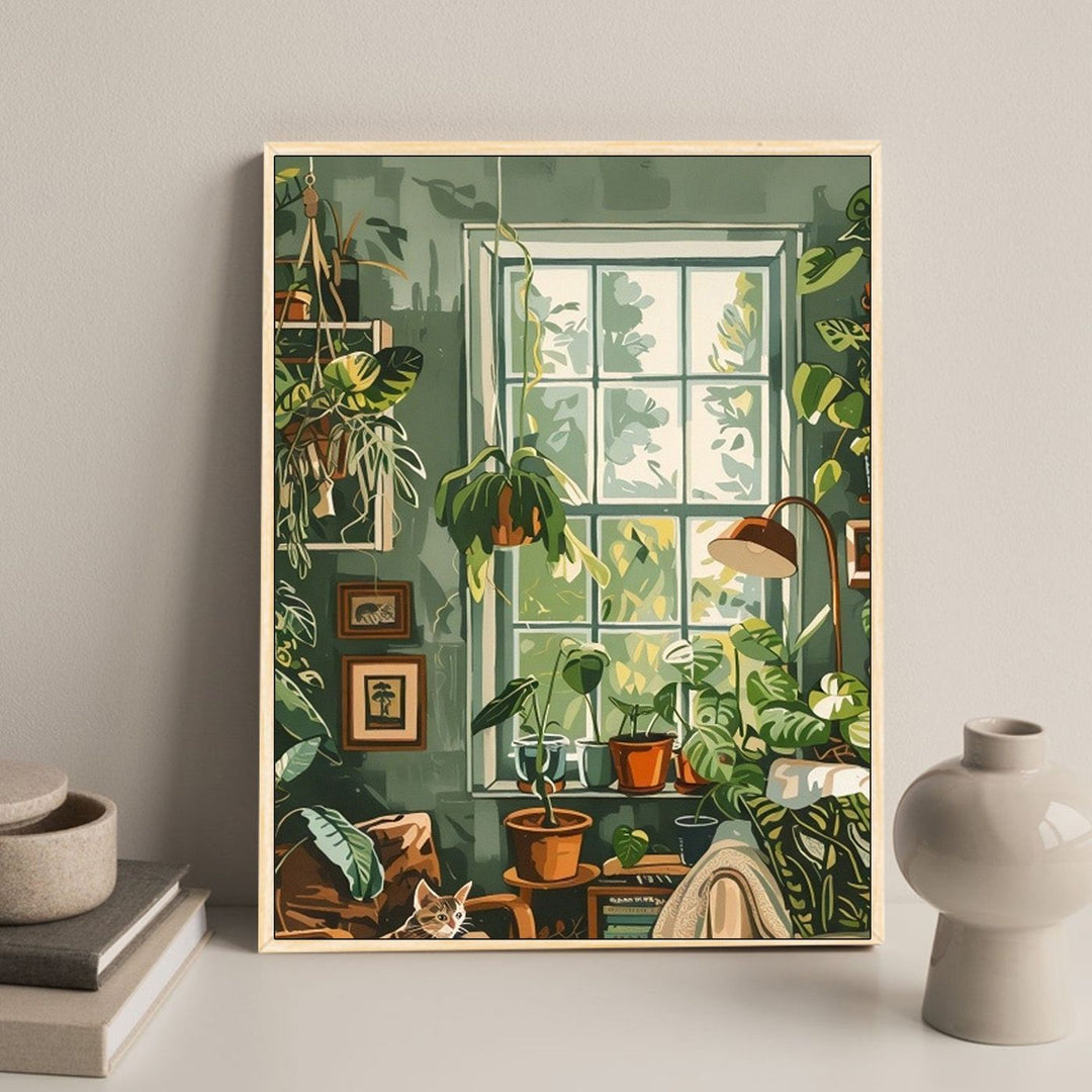Cozy Floral-Themed Home Decor Art Print Stornfield