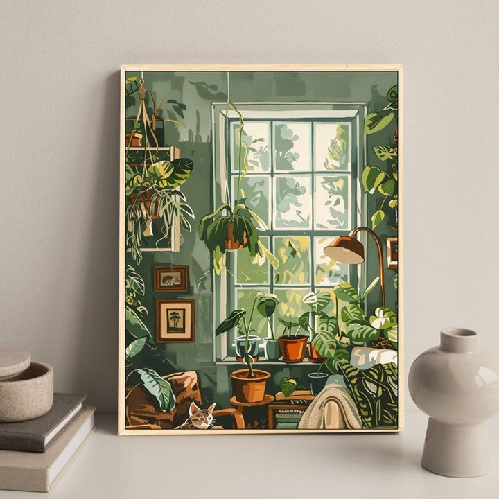 Cozy Floral-Themed Home Decor Art Print Stornfield