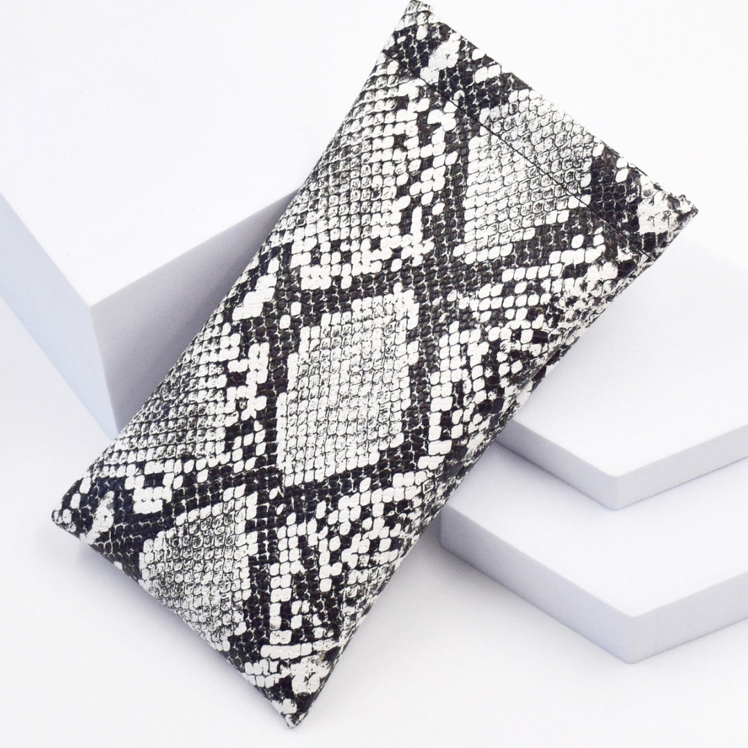 Stylish Snake Print Eyewear Case Stornfield