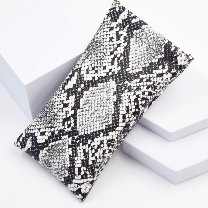 Stylish Snake Print Eyewear Case Stornfield