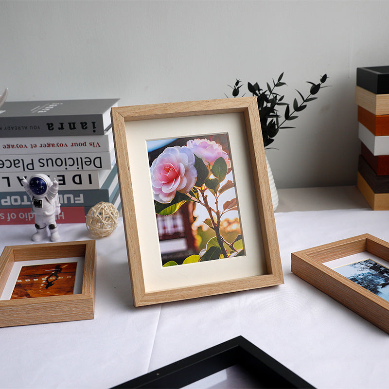 Elegant Wooden Display Frame for Home Decor