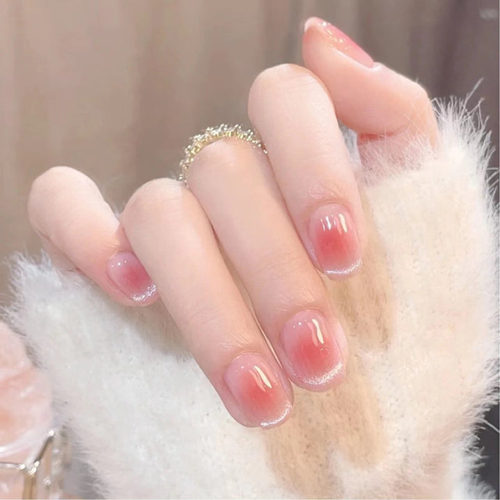Glossy Ombre Press-On Nails Stornfield