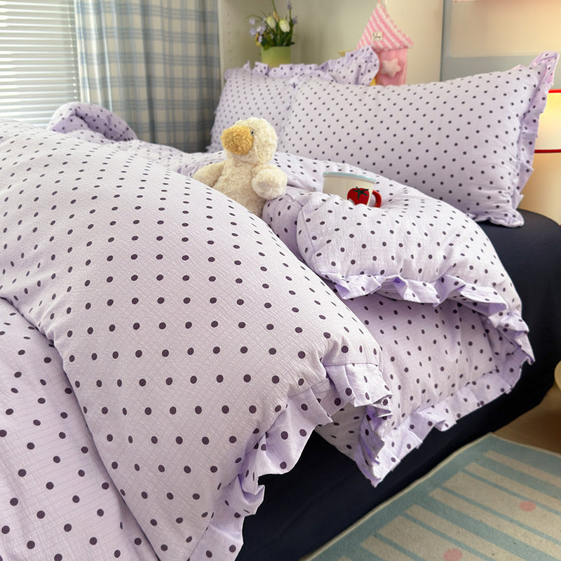 Charming Polka Dot Bedding Set
