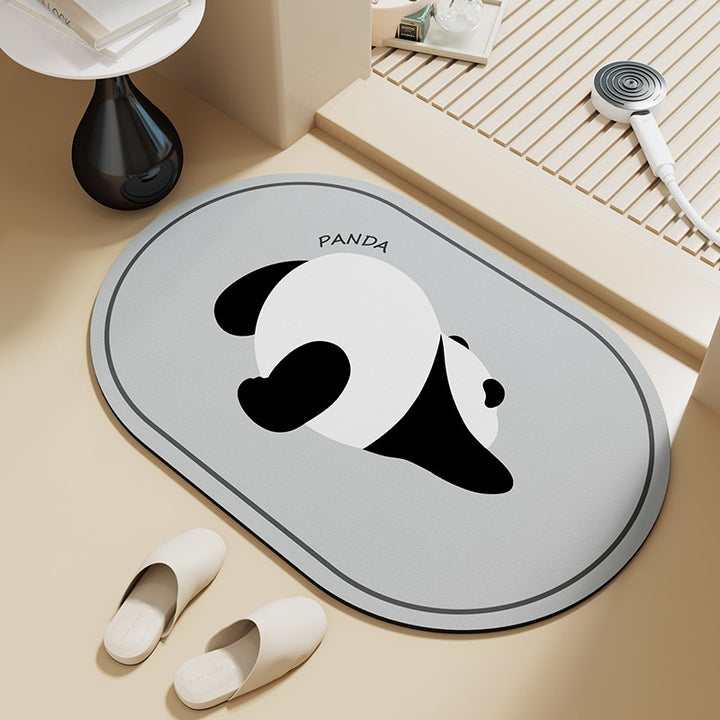 Playful Dog-Themed Bath Mat